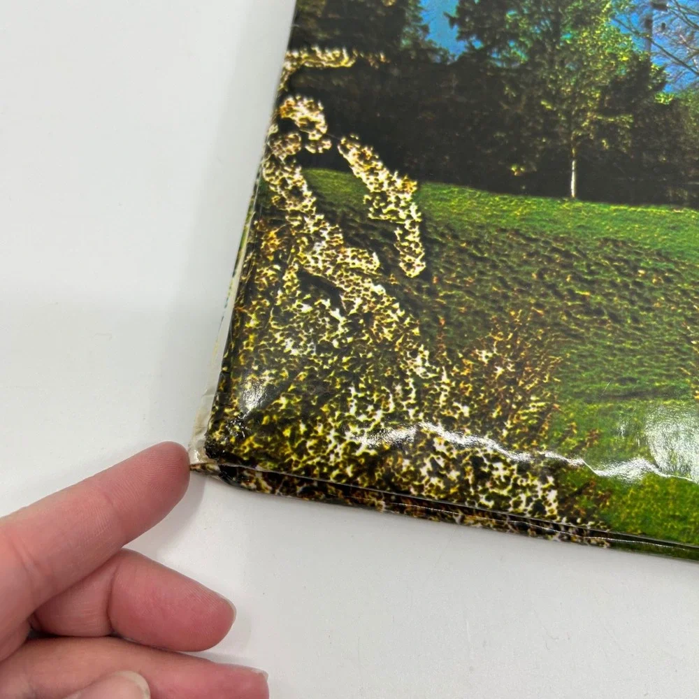 Vintage Castle Paper Photo Album 70s Switzerland Spiez Castle Keepsake Gifting